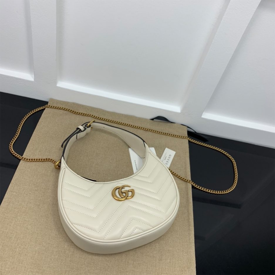 GG Marmont half-moon-shaped mini bag - 图片 6