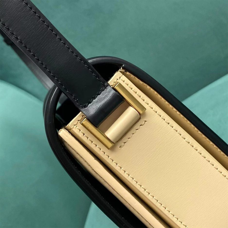 SOLFERINO MEDIUM SATCHEL IN BOX SAINT LAURENT LEATHER - 图片 6