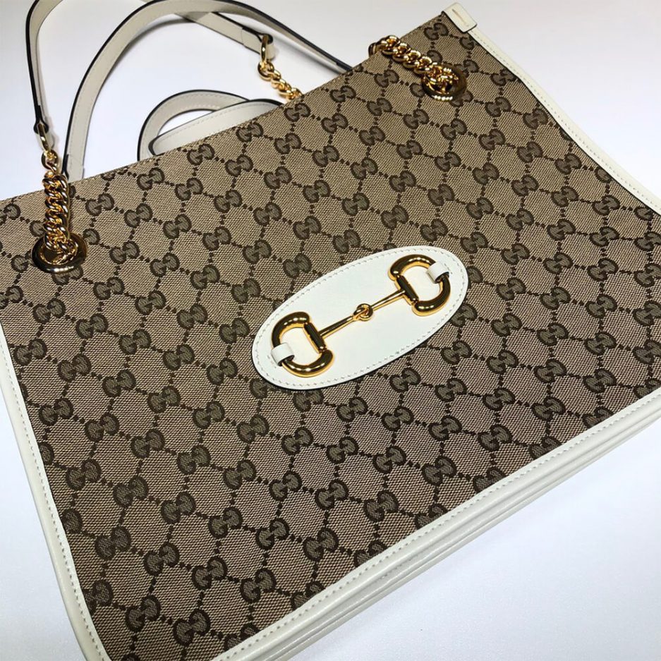 Gucci Horsebit 1955 medium tote bag - 图片 6