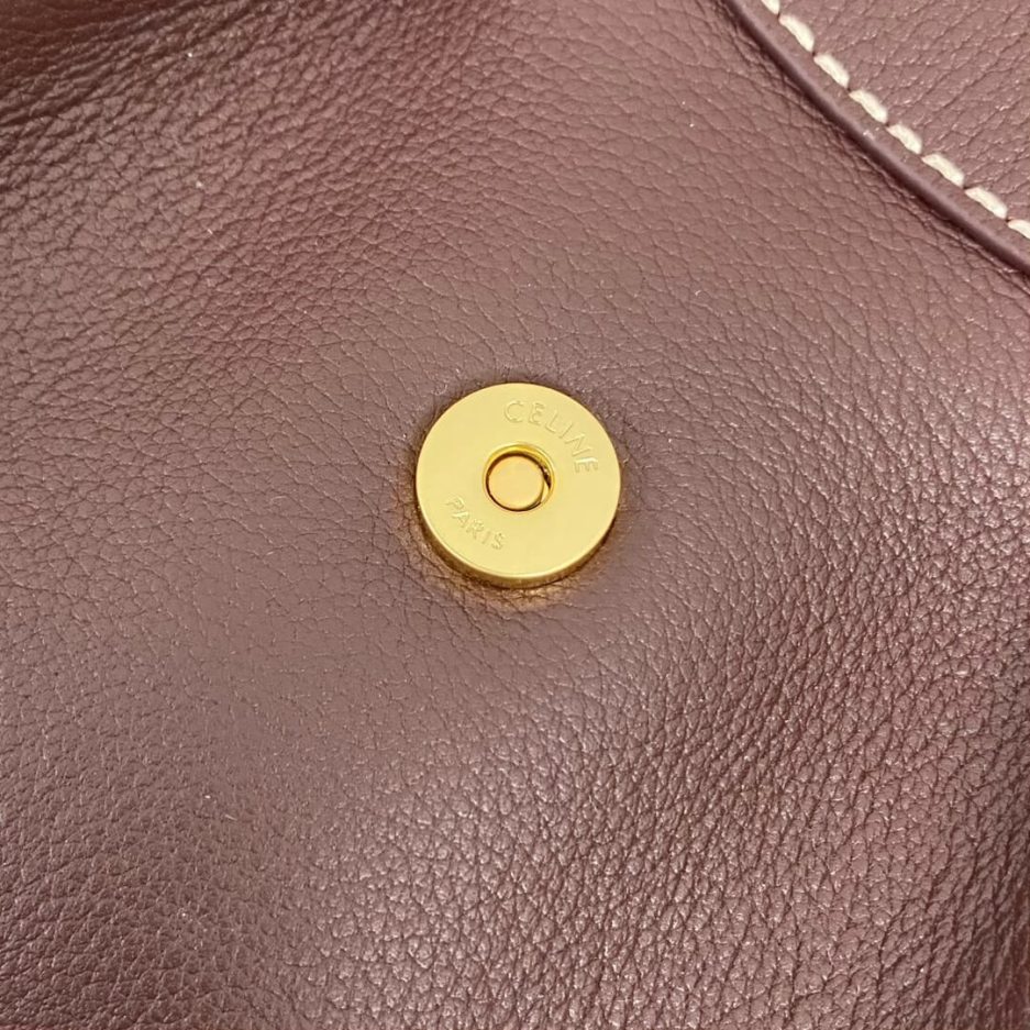 CELINE Medium POLLY bag in soft calfskin - 图片 6