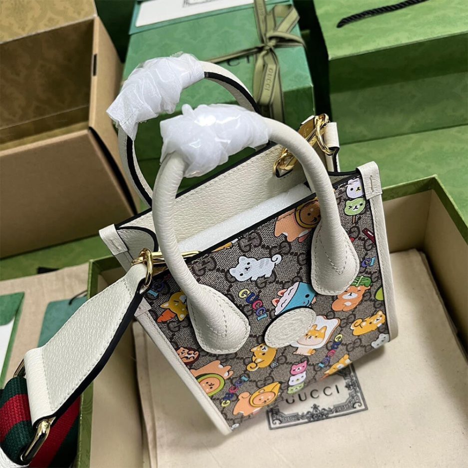 GUCCI ANIMAL PRINT MINI TOTE BAG - 图片 6
