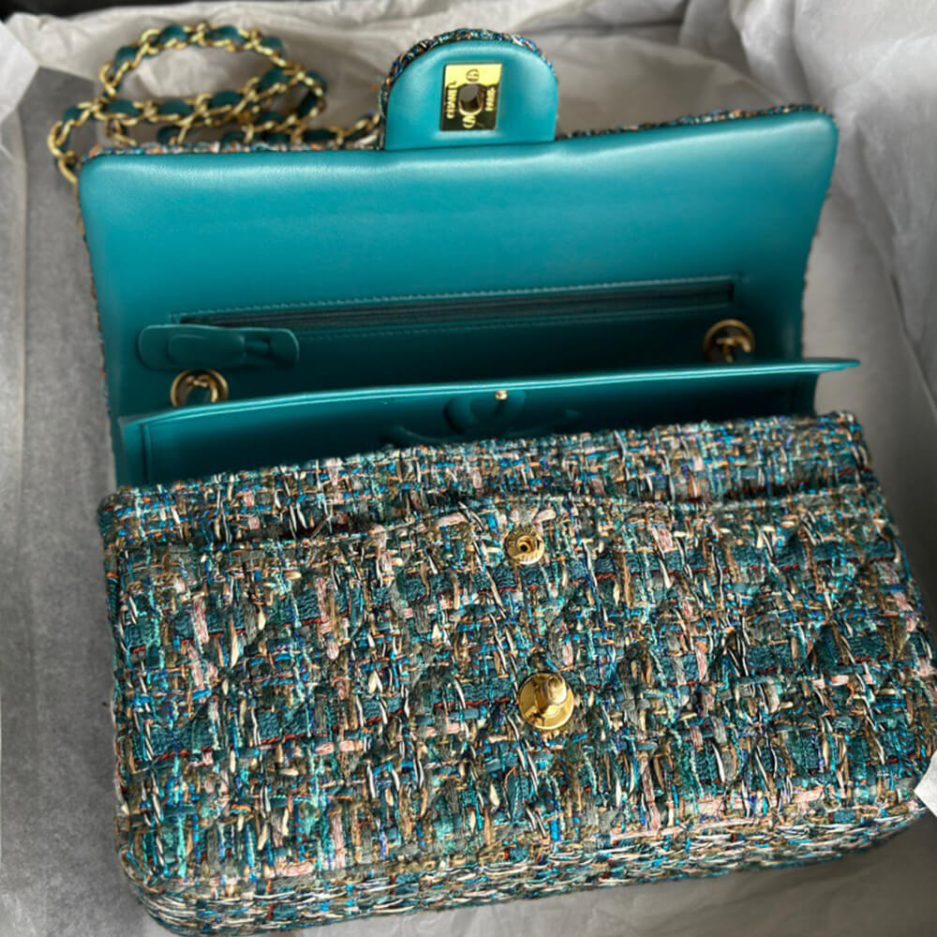 Chanel Tweed Medium Classic Flap Bag - 图片 7