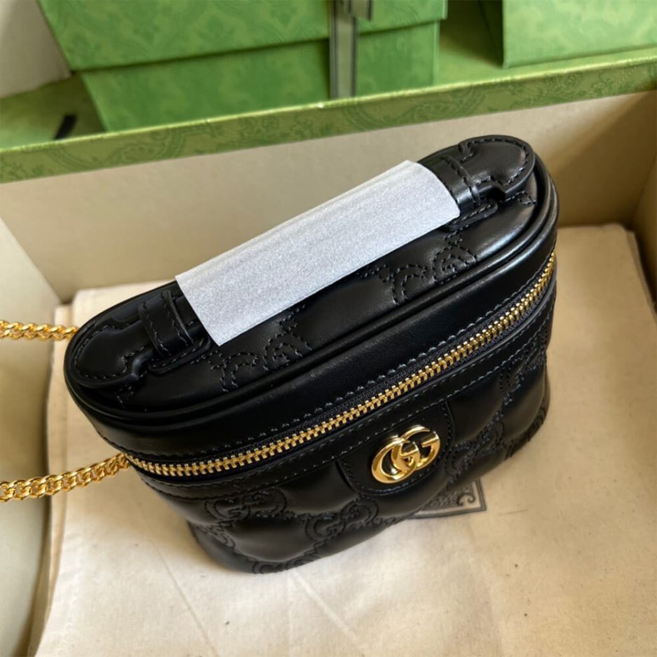 GG Matelass?? top handle mini bag - 图片 7