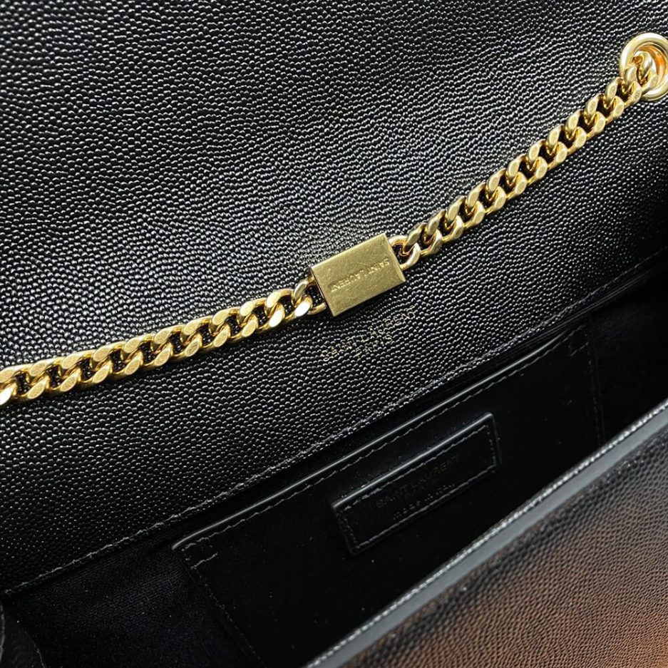 KATE MEDIUM CHAIN BAG IN GRAIN DE POUDRE EMBOSSED LEATHER - 图片 7