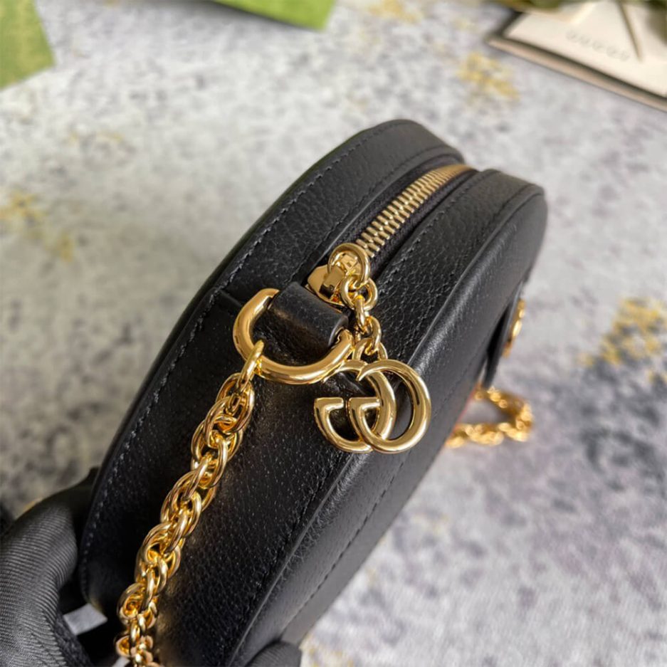 Ophidia GG mini round shoulder bag - 图片 7
