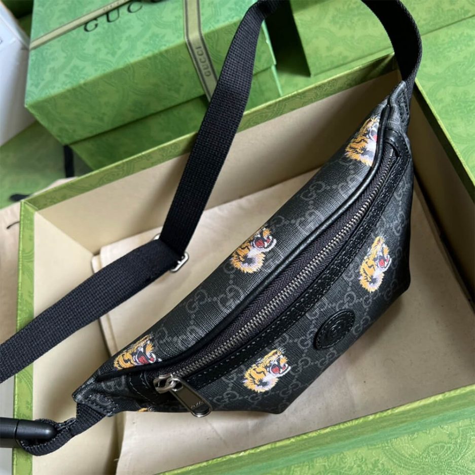 GG belt bag with tiger print - 图片 7