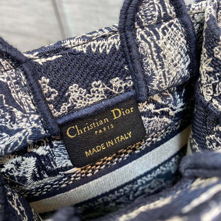 Mini Vertical Dior Book Tote - 图片 7