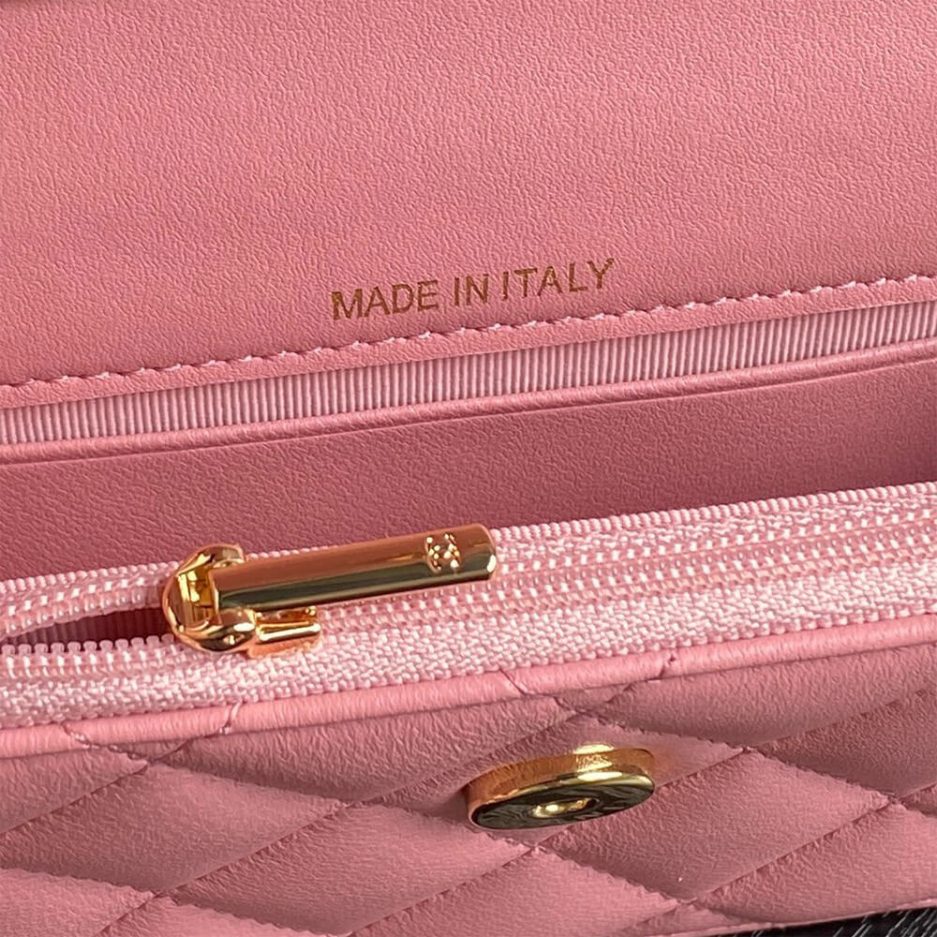 CHANEL Flap Phone Holder with Chain(HIGH-END GRADE) - 图片 7