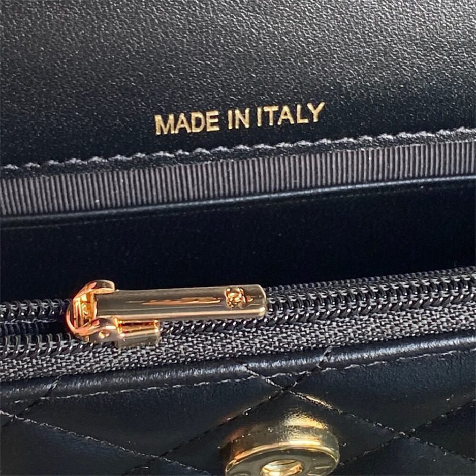 CHANEL Flap Phone Holder with Chain(HIGH-END GRADE) - 图片 7