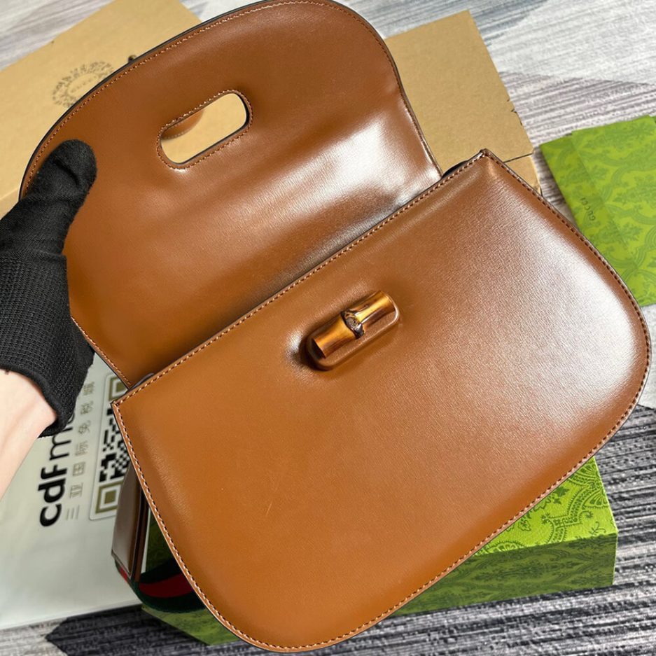 GUCCI BAMBOO 1947 MEDIUM TOP HANDLE BAG - 图片 7