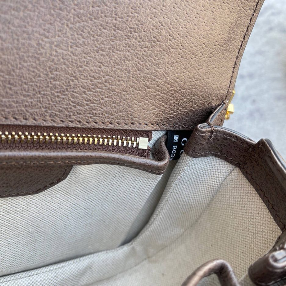 GUCCI BAMBOO 1947 JUMBO GG SMALL TOP HANDLE BAG - 图片 7