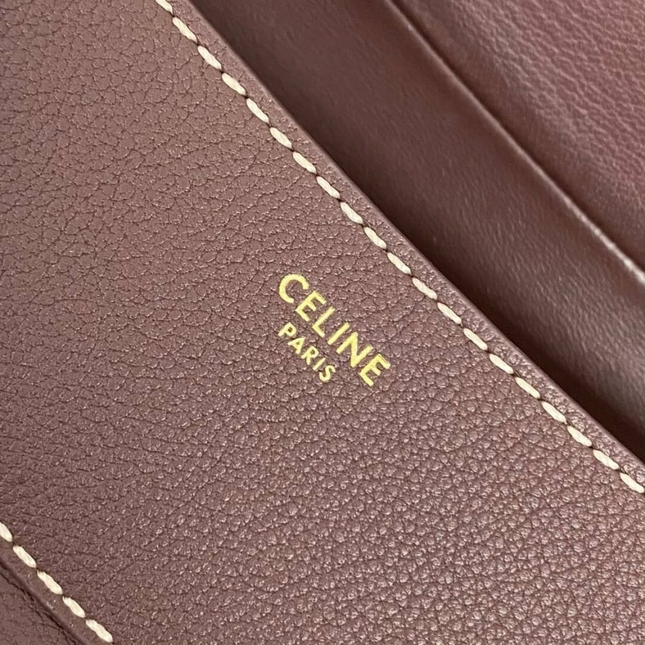 CELINE Medium POLLY bag in soft calfskin - 图片 7