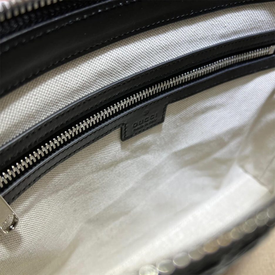 GG embossed medium messenger bag - 图片 7