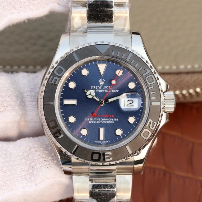 YACHT MASTER 1 ( BLACK & BLUE DIAL ) STAINLESS STEEL 40MM M116622 - 图片 8
