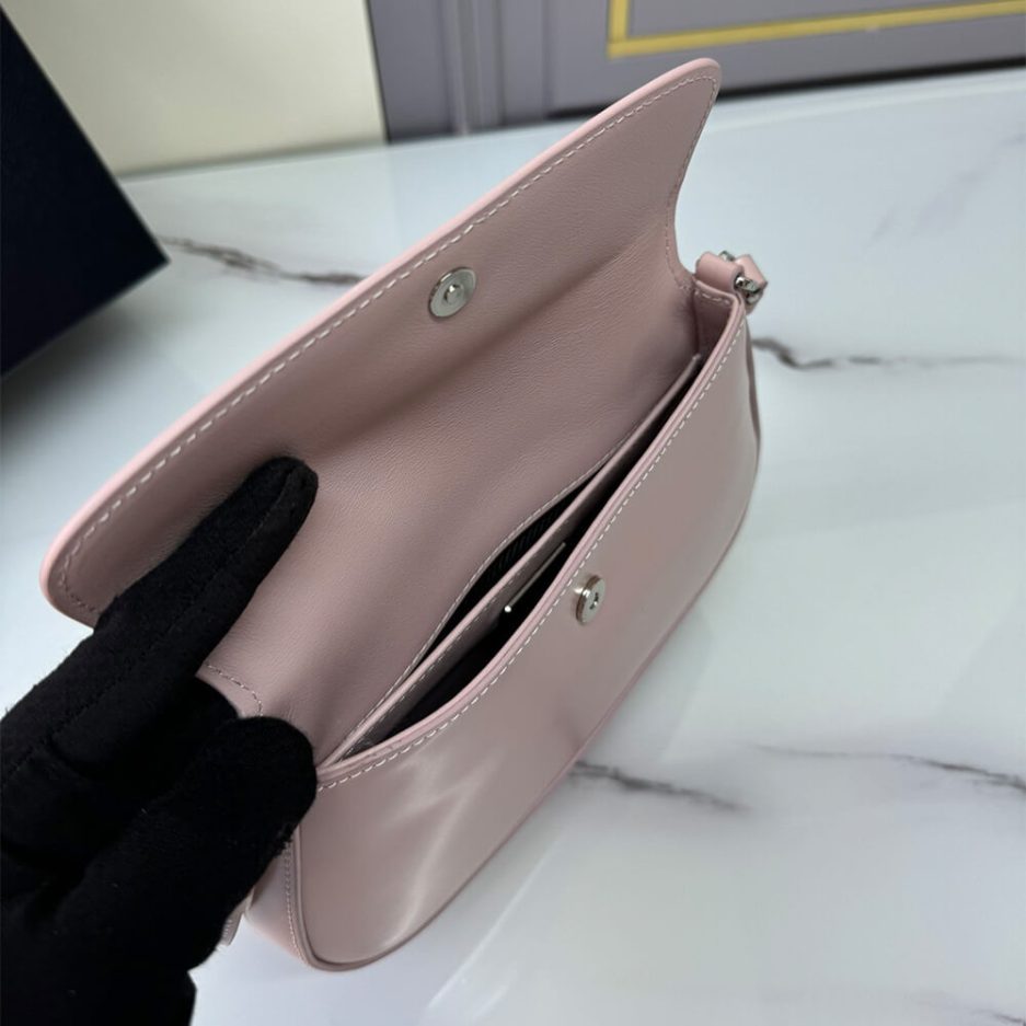 Small Prada Cleo brushed leather shoulder bag with flap - 图片 8