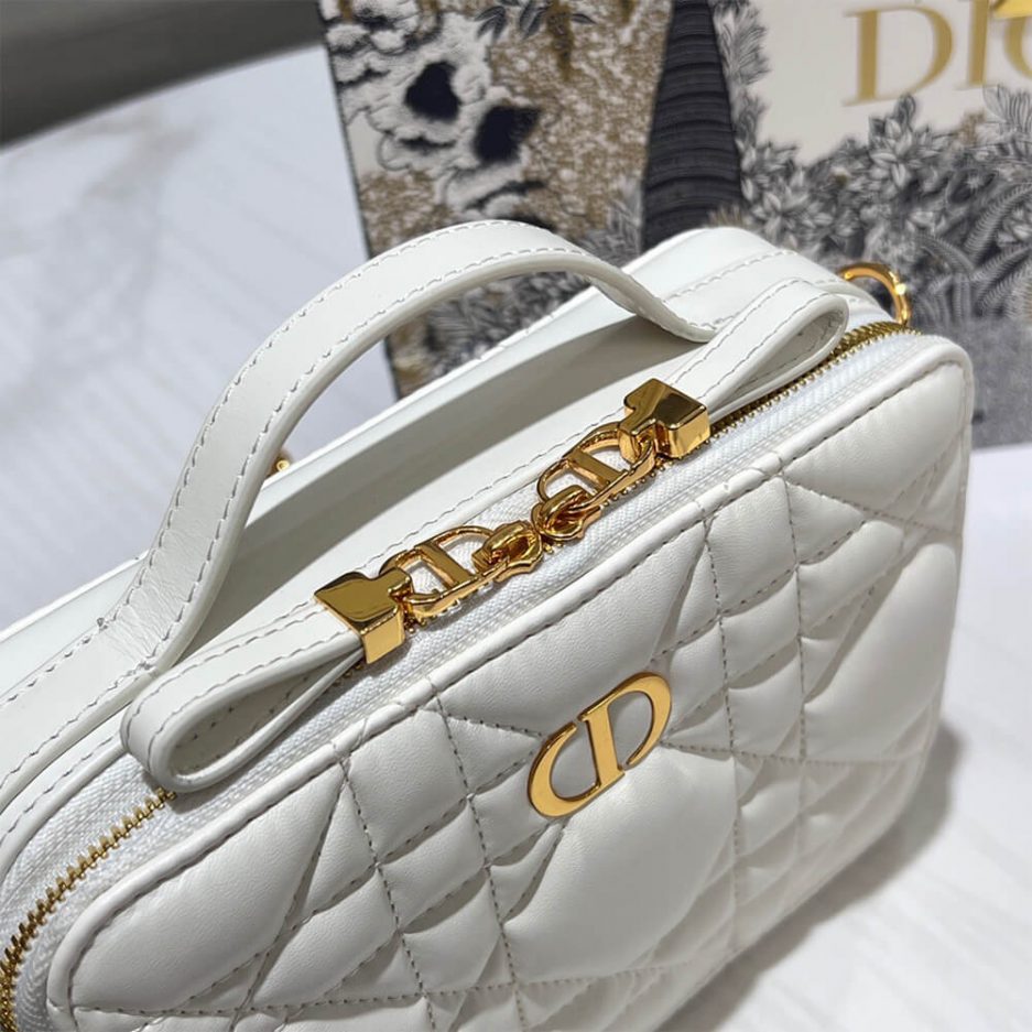 DIOR CARO BOX BAG WITH CHAIN - 图片 8