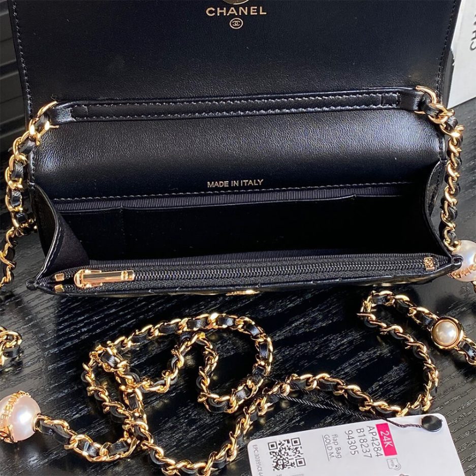 CHANEL Flap Phone Holder with Chain(HIGH-END GRADE) - 图片 8