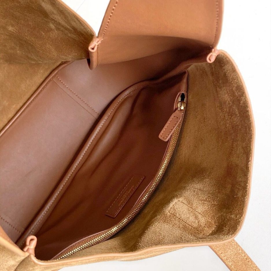 YSL LE 5 À 7 supple SUEDE LARGE - 图片 8