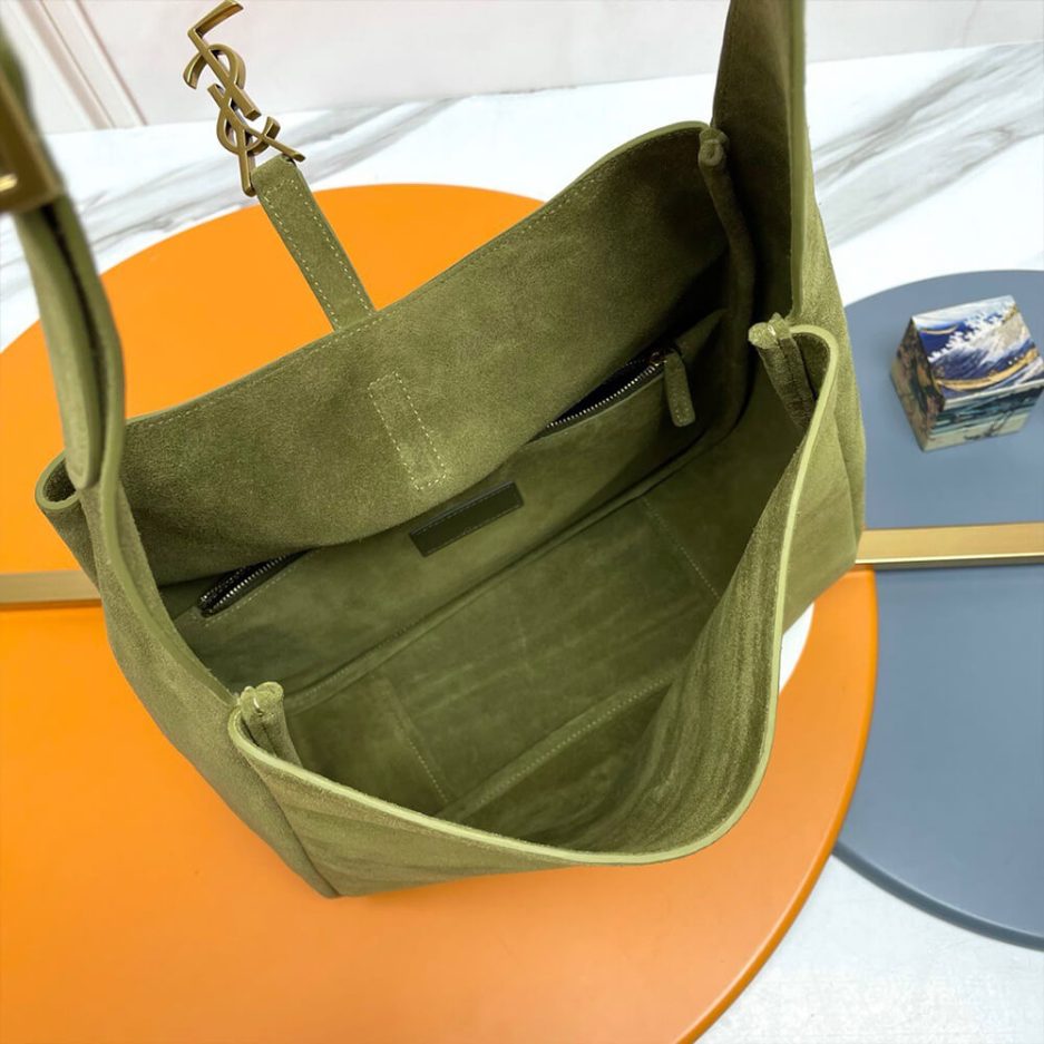 YSL LE 5 À 7 supple SUEDE LARGE - 图片 8