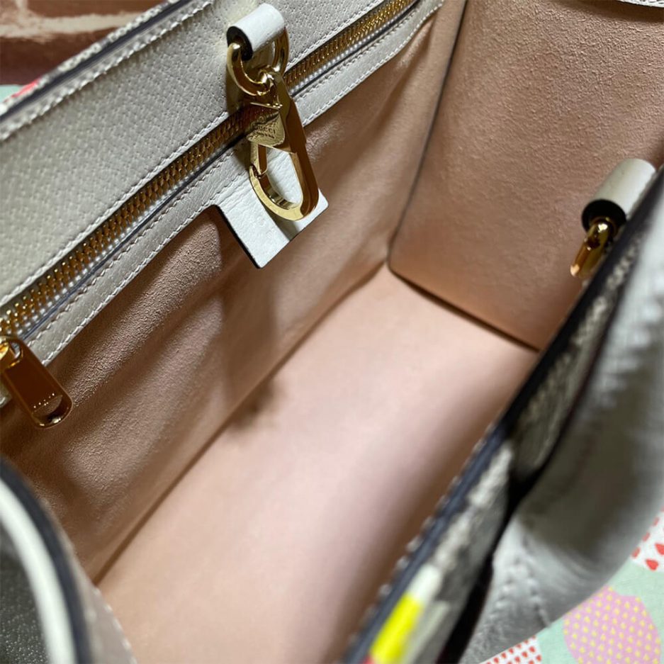 GG Multicolour small tote bag - 图片 8