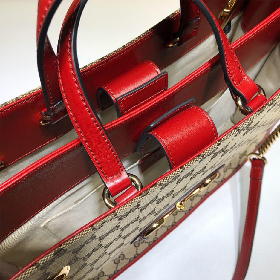 Gucci Horsebit 1955 medium tote bag - 图片 8