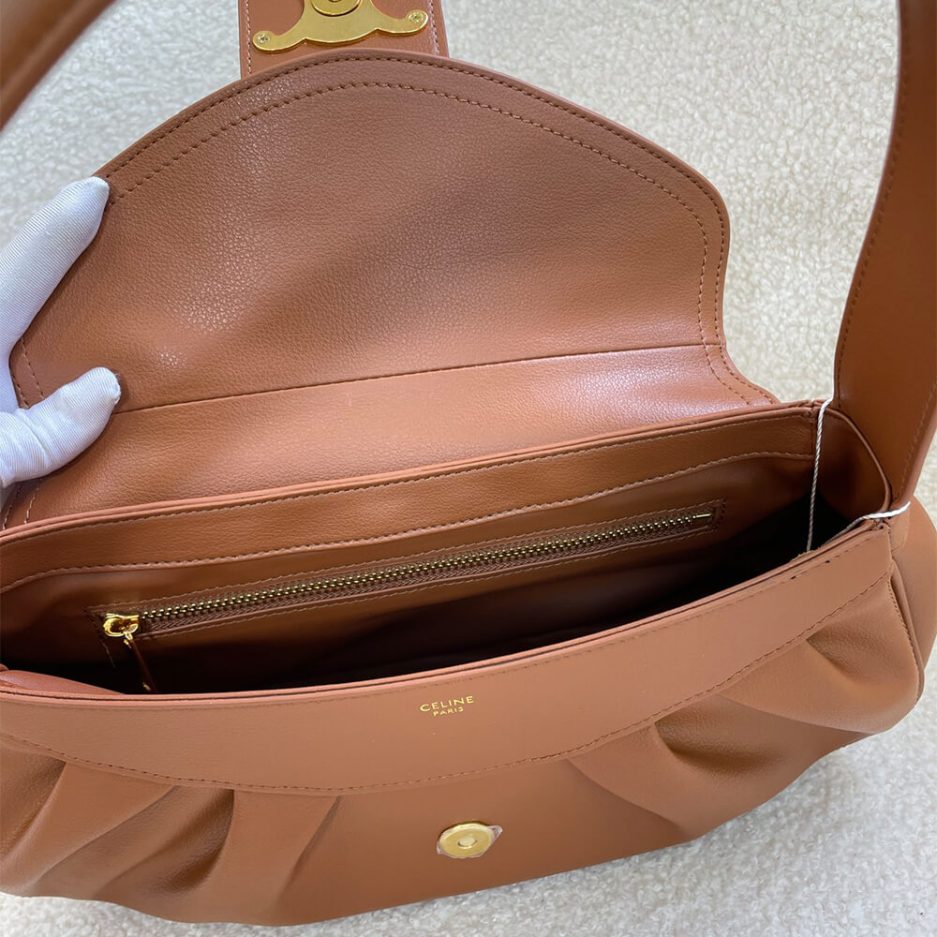 CELINE Medium POLLY bag in soft calfskin - 图片 8