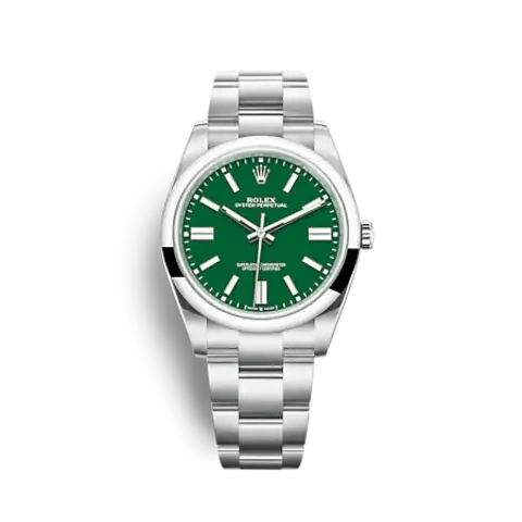 OYSTER PERPETUAL 124300 Series??green dial??