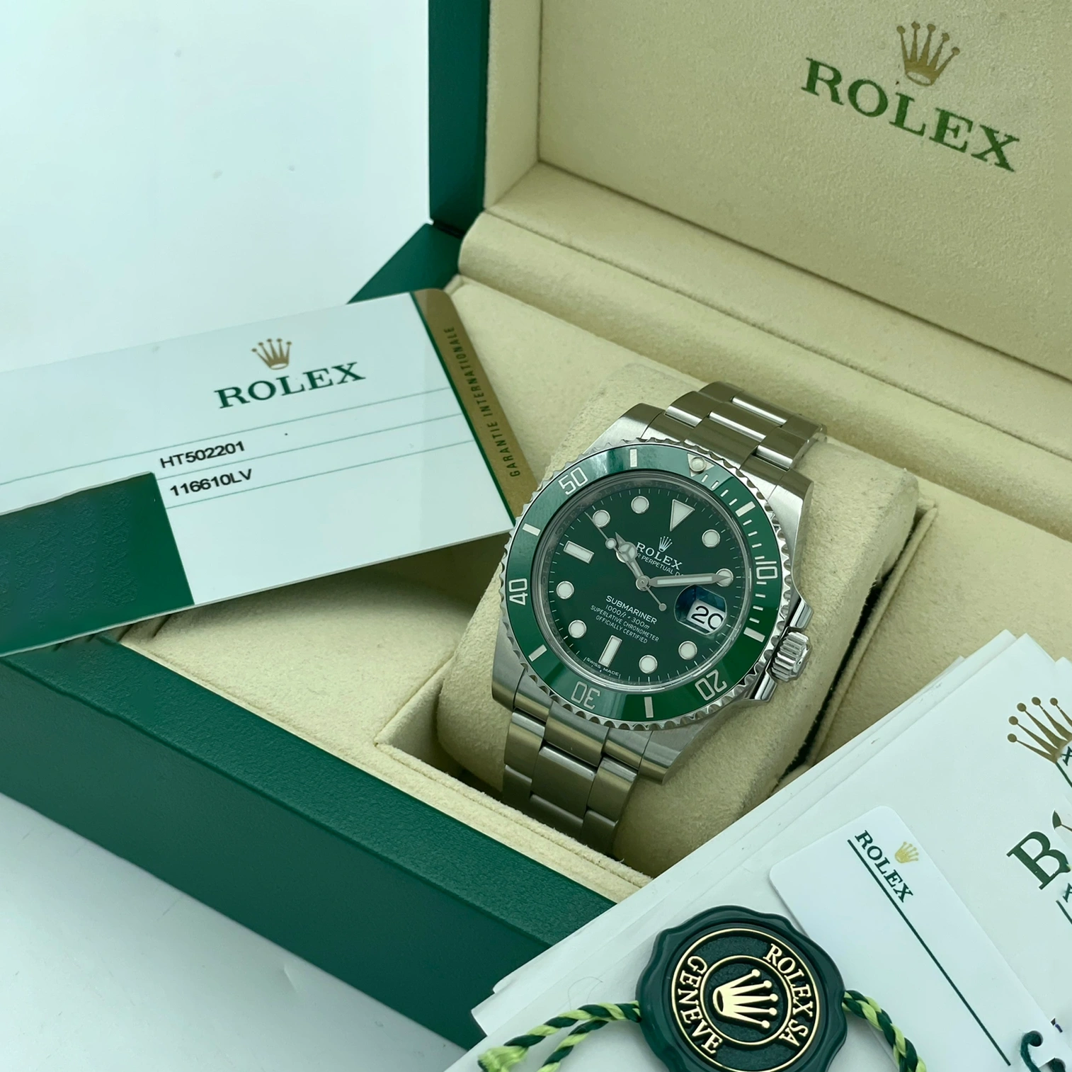 Rolex Submariner 116610LV-0002 Black Disk Watch (AAAAA version) - 图片 7