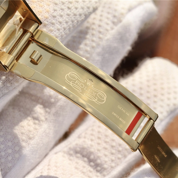 SUBMARINER GOLDEN BLUE / RED DIAMOND BLACK DIAL 40MM - 图片 6