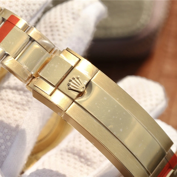 SUBMARINER GOLDEN BLUE / RED DIAMOND BLACK DIAL 40MM - 图片 10