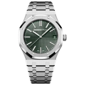 ROYAL OAK SELFWINDING 50TH ANNIVERSARY Ref. 15510ST.OO.1320ST.04 This 41 mm Royal Oak Selfwinding in stainless steel sports