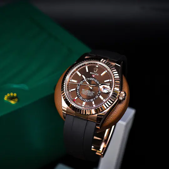 Rolex Sky-Dweller Oyster 42 mm Everose gold 326235-0005 New - 图片 8