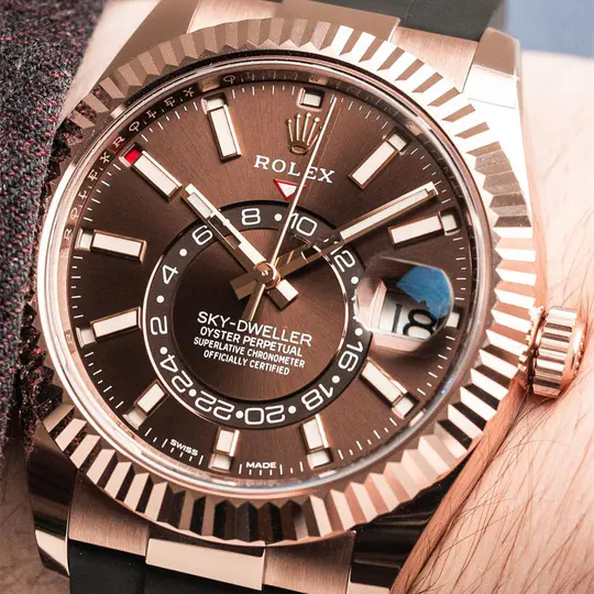 Rolex Sky-Dweller Oyster 42 mm Everose gold 326235-0005 New - 图片 6